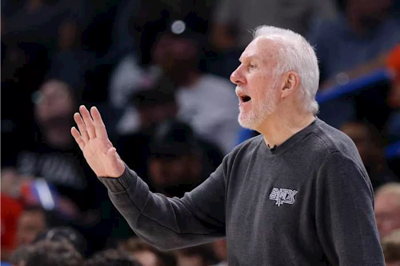 Spurs head coach Gregg Popovich suffered mild stroke, team says