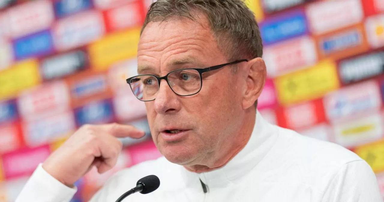 Brandrede von Rangnick Richtung ÖFB: 'Nicht für dumm verkaufen'