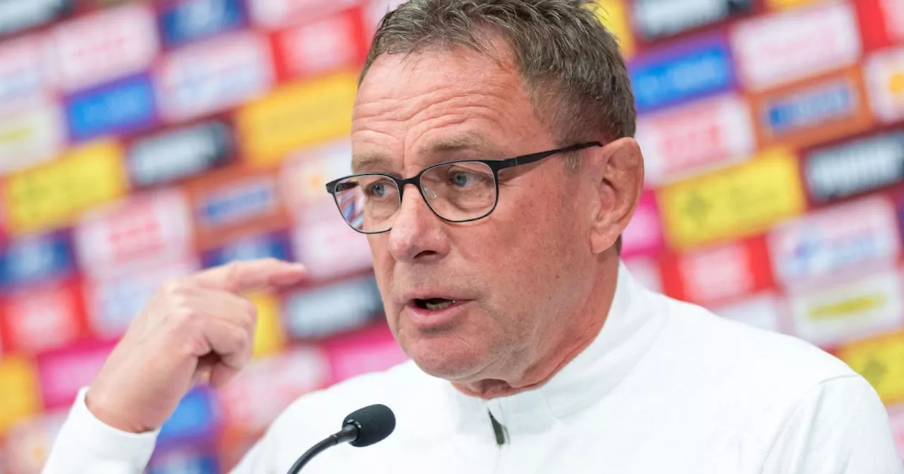 Wutrede von Rangnick Richtung ÖFB: 'Nicht für dumm verkaufen'