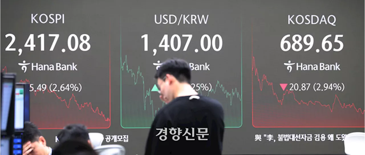 시총 2천조 아래로···외국인도, 개미도 ‘국장’을 믿지 않는다[뉴스분석]