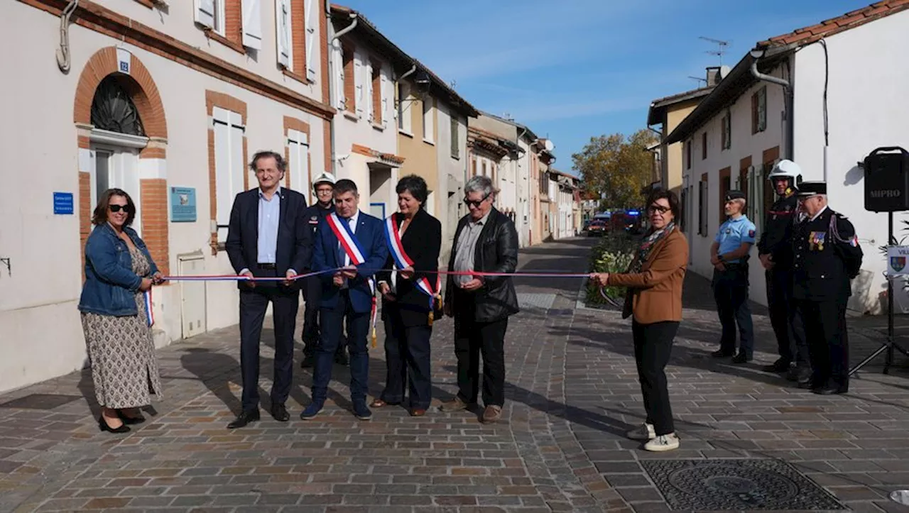 Pins-Justaret. Inauguration de la rue Sainte-Barbe