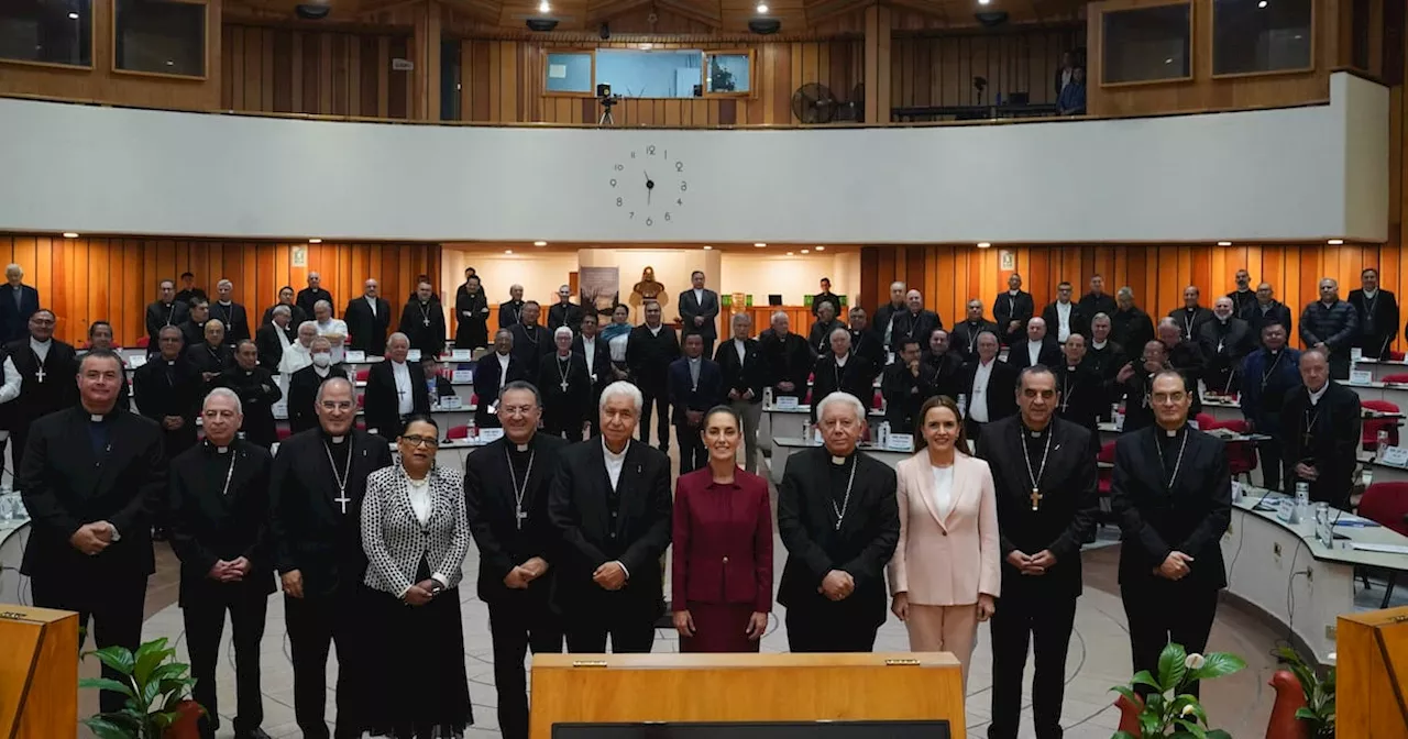 Claudia Sheinbaum se reúne con Episcopado Mexicano