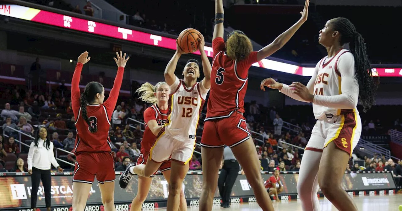 JuJu Watkins leads all scorers as USC women set team record for points in victory