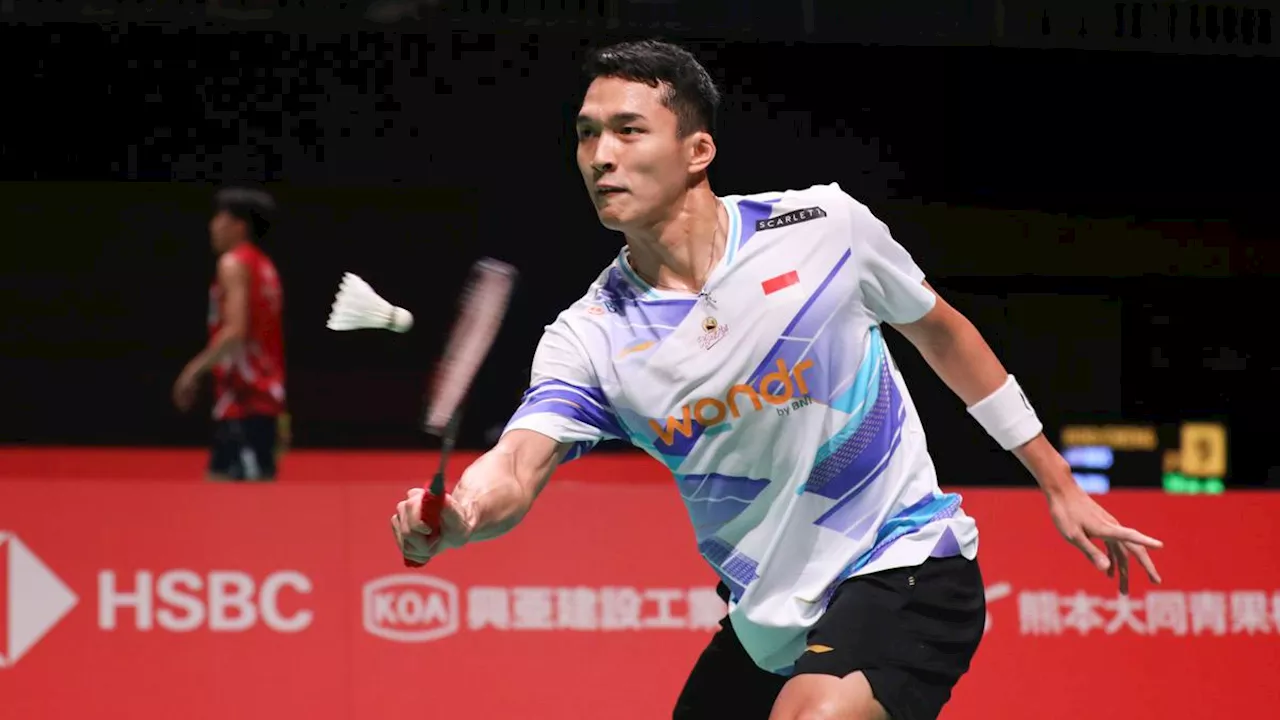 Hasil Kumamoto Masters 2024: Mode Menyerang, Jonatan Christie Sikat Wakil Jepang