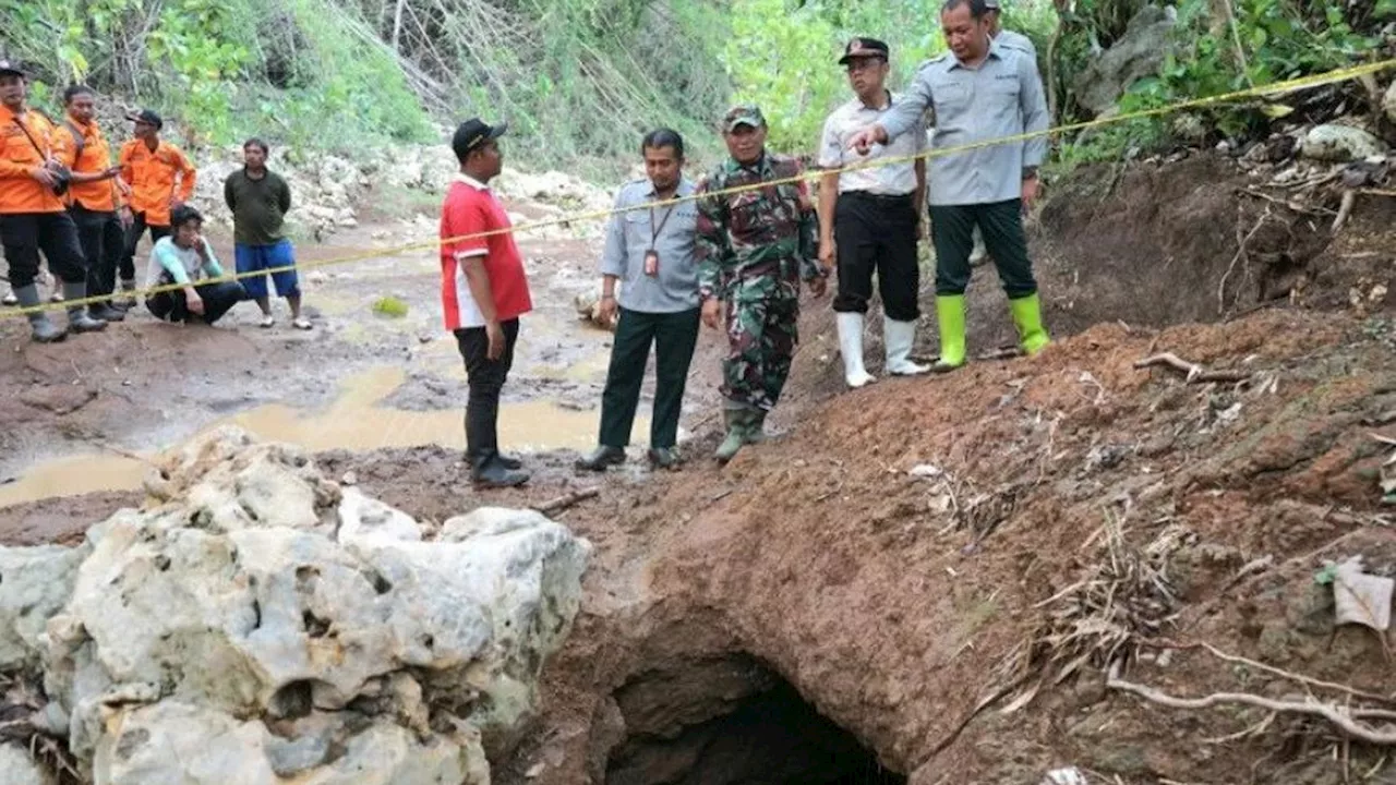 Viral Fenomena Lubang Penyedot Air Sungai Sampai Kering di Blitar Jatim, Tim Geofisika ITS Turun Tangan