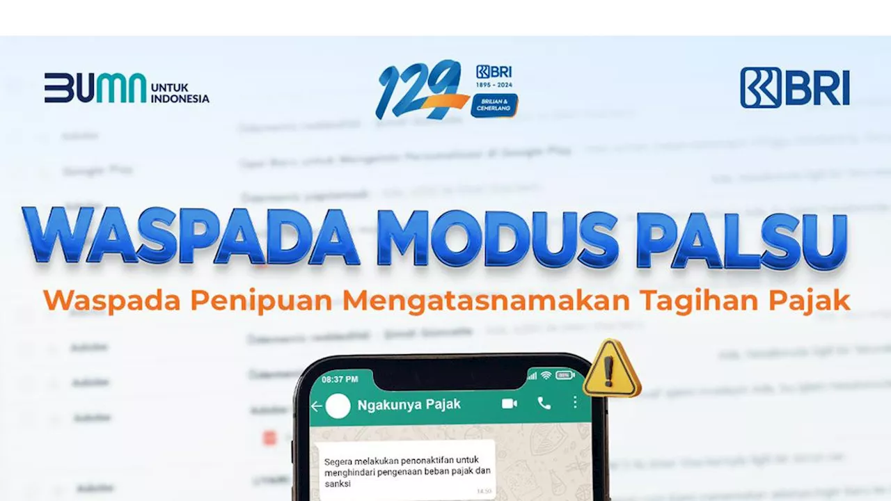 Waspada Penipuan Modus Surat Tagihan Pajak, Kenali Ciri-cirinya