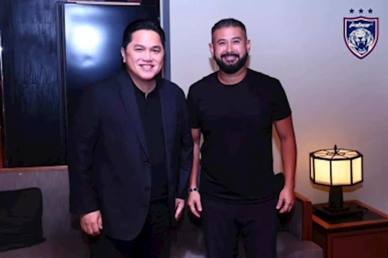 Johor Regent praises Indonesia's Erick Thohir for boosting national football, envisions bright Asean future