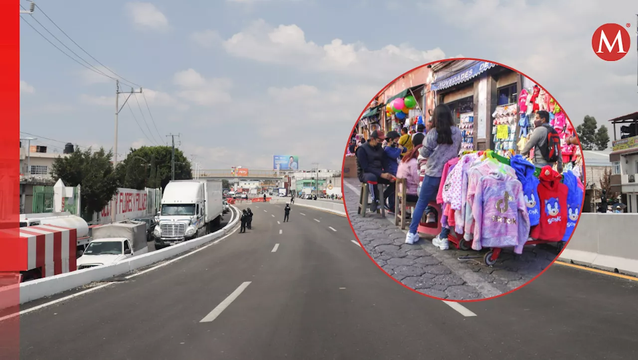 Gobierno no permitirá presencia de ambulantes en puente de Central de Abastos, Puebla