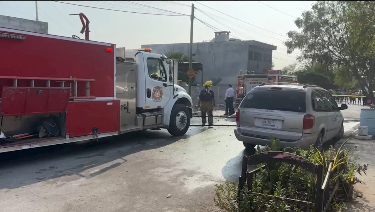 Incendio en vivienda de Reynosa deja una persona lesionada