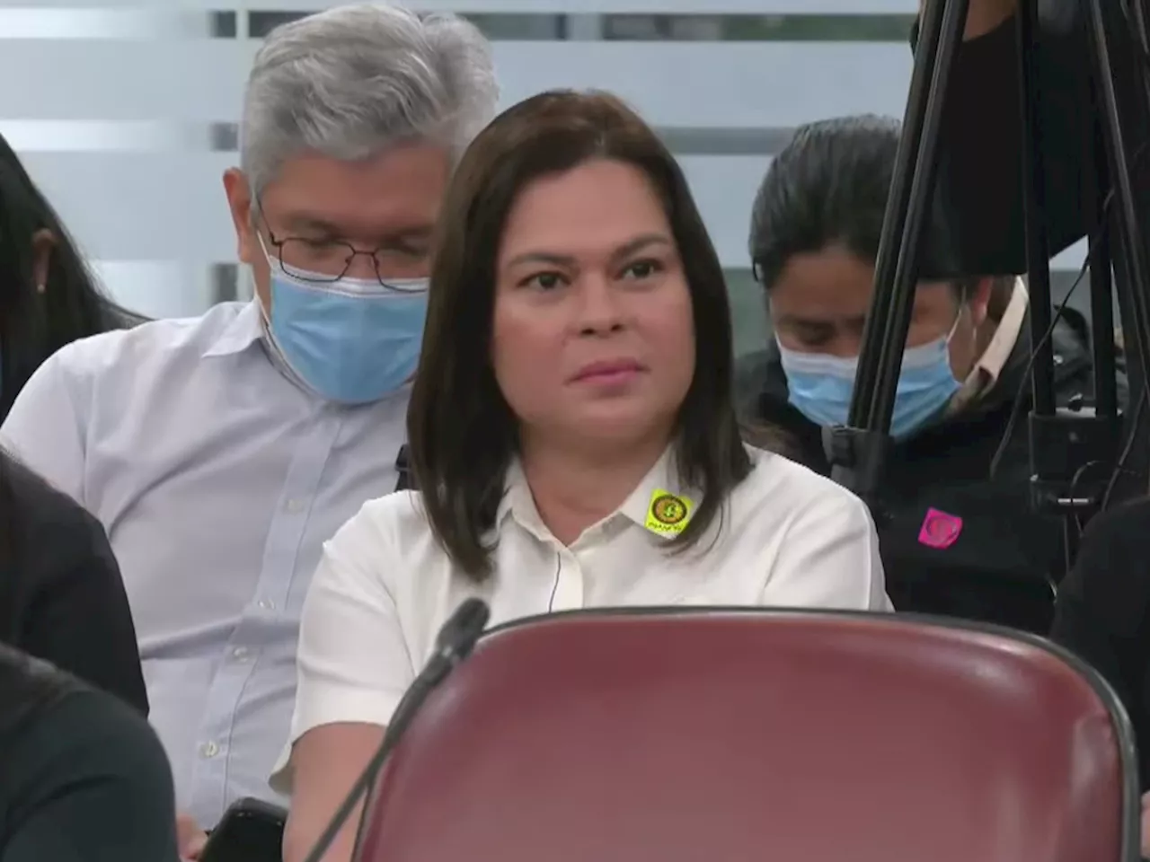 Vice President Sara Duterte joins father at House Quad Comm hearing