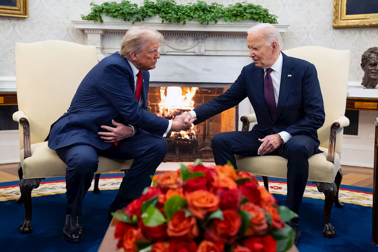 Biden empfängt Trump mit Handschlag im Weißen Haus