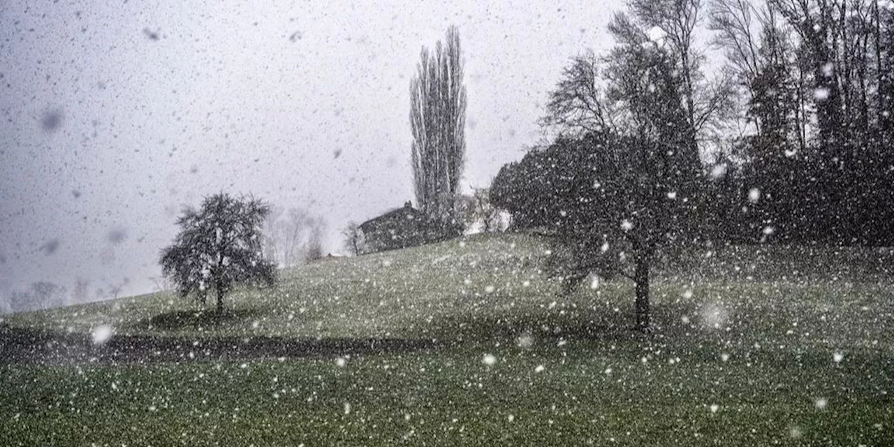 Wetter: Hier gibt es jetzt Schnee bis auf 600 Meter