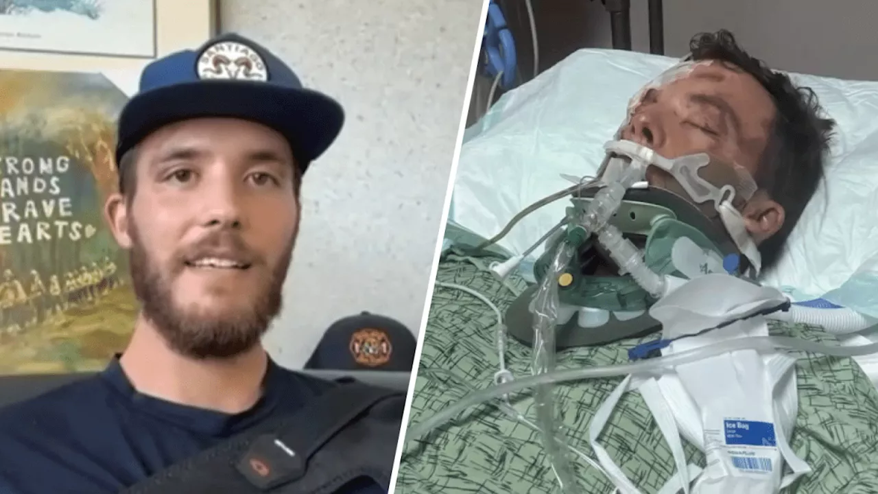 OC firefighter injured in rollover crash to return home in time for the holidays