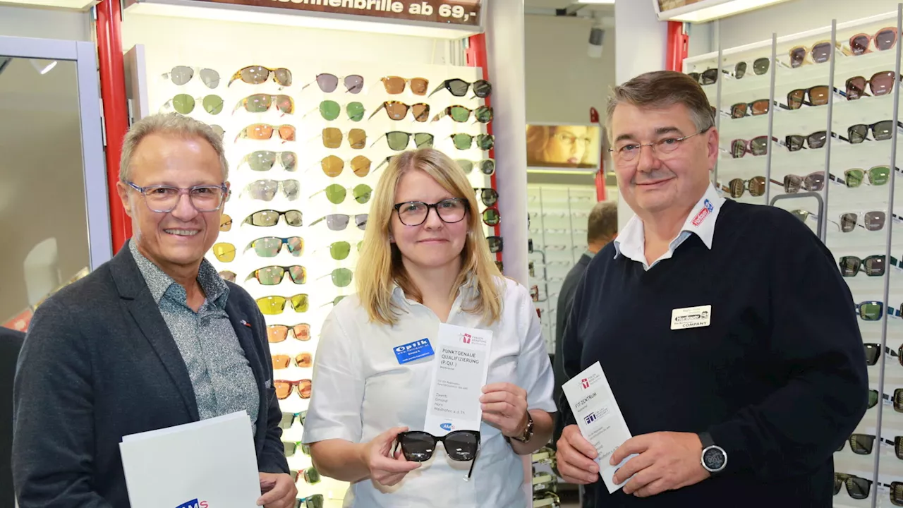 Zweiter Bildungsweg: Optiker-Lehre mit 35 Jahren begonnen