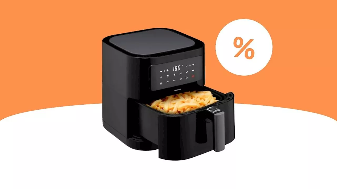 Heißluftfritteuse für 55 Euro: XL-Airfryer mit XL-Rabatt? Medion-Deal im Check