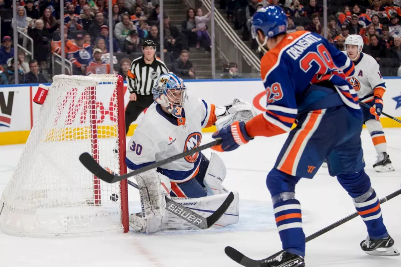 Islanders fortunate to sneak off with point in overtime loss to Oilers