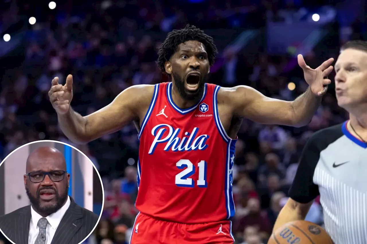 Shaq goes scorched earth on Joel Embiid after rough debut: 'Will never win a championship'