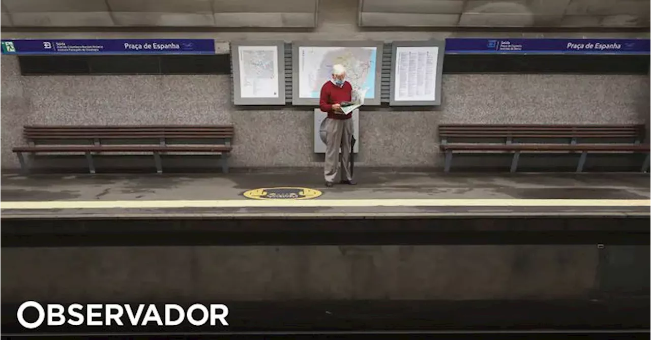 Trabalhadores do metro de Lisboa em greve parcial na quinta-feira de manhã