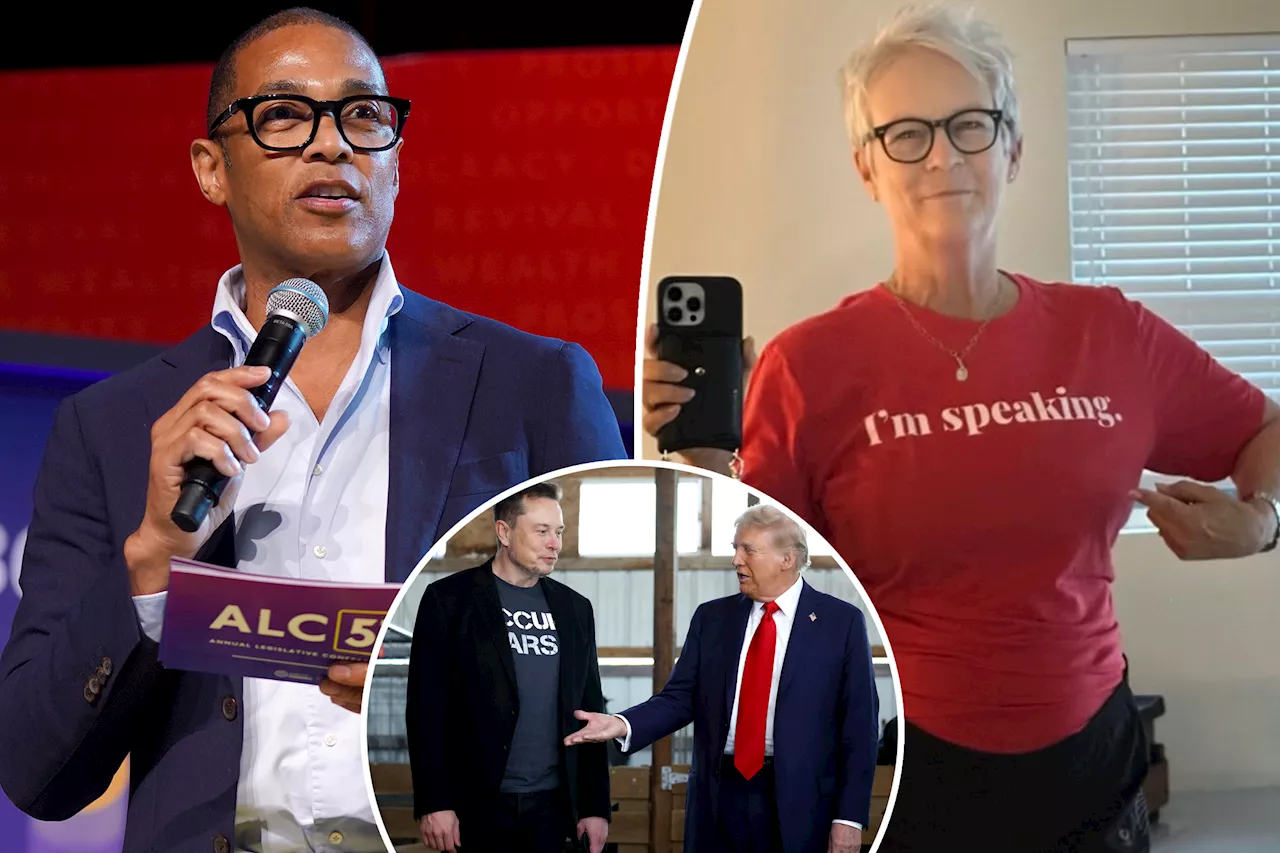 Jamie Lee Curtis and Don Lemon quit X after Elon Musk joins Donald Trump's Cabinet