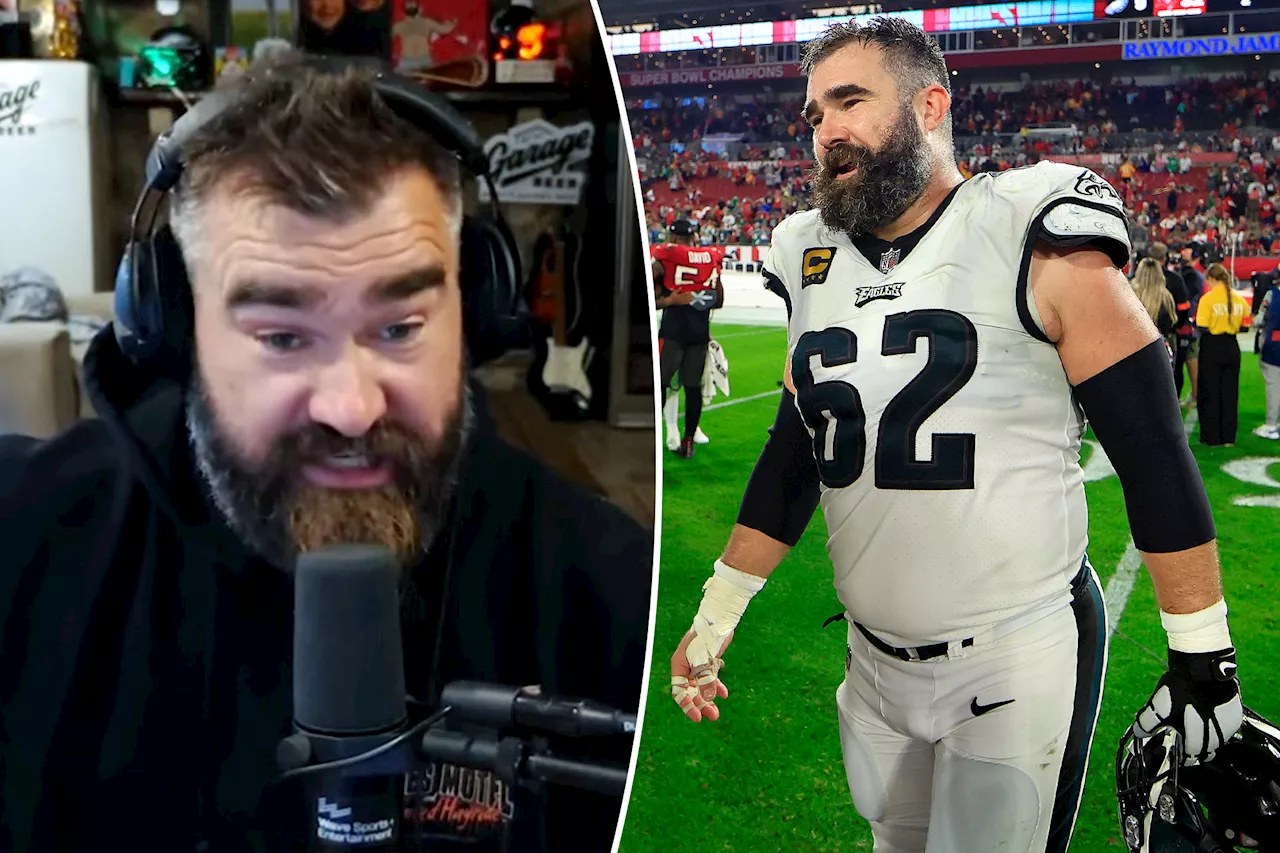 Jason Kelce confesses he once pooped his white pants during an Eagles game: 'It was disgusting'