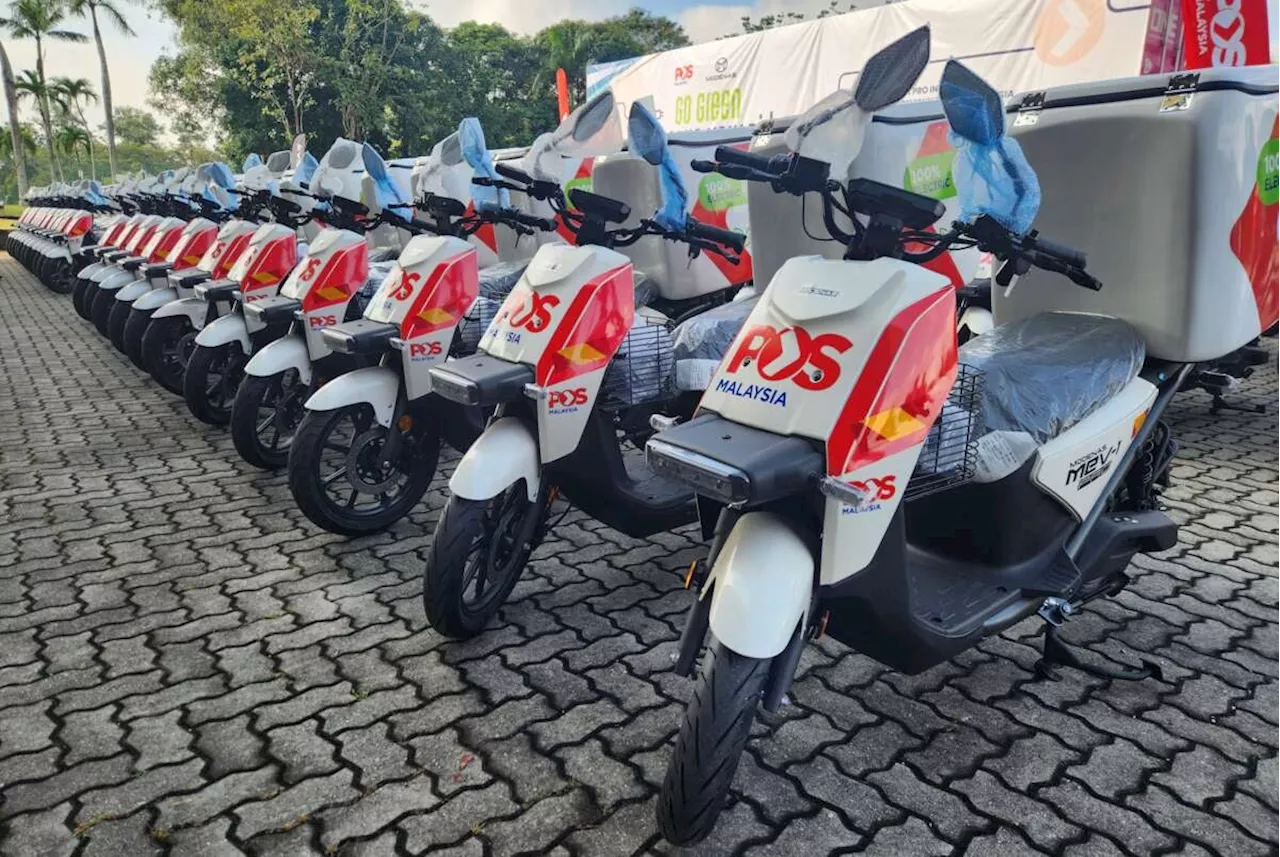 Pos Malaysia receives 1,000 Modenas MEV-1 Pro electric scooters for postal delivery fleet