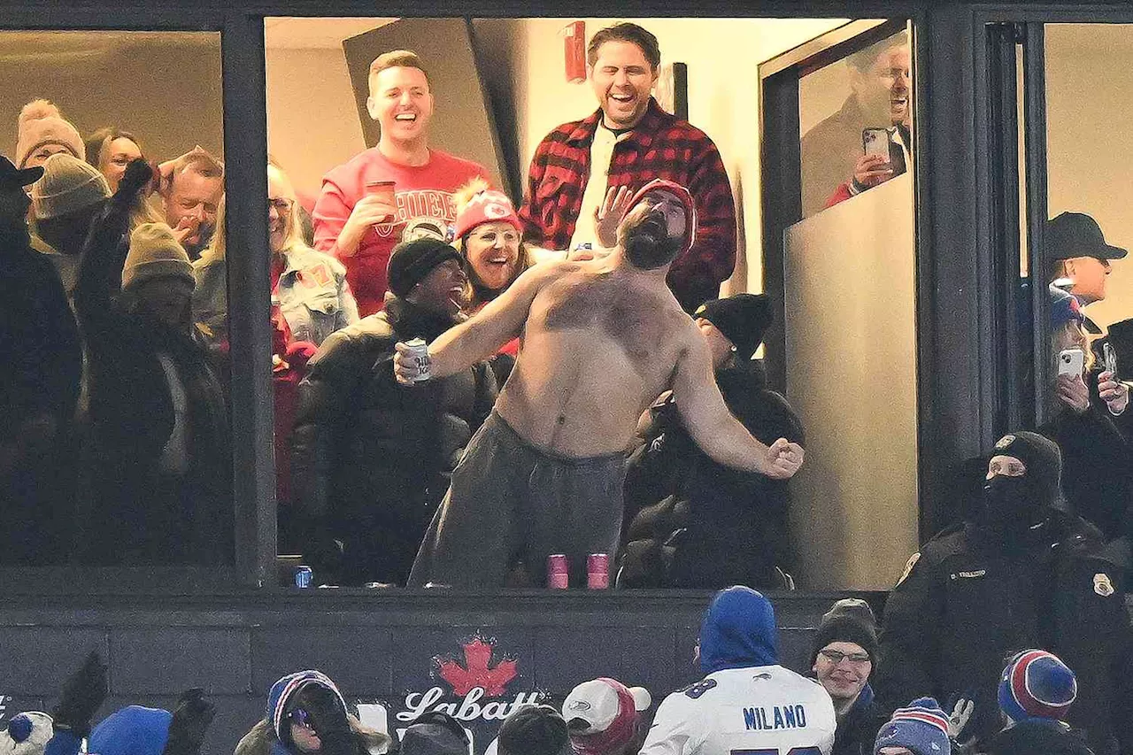 Jason Kelce Promises He ‘Will Not Be Shirtless’ at the Chiefs’ Rematch with the Buffalo Bills