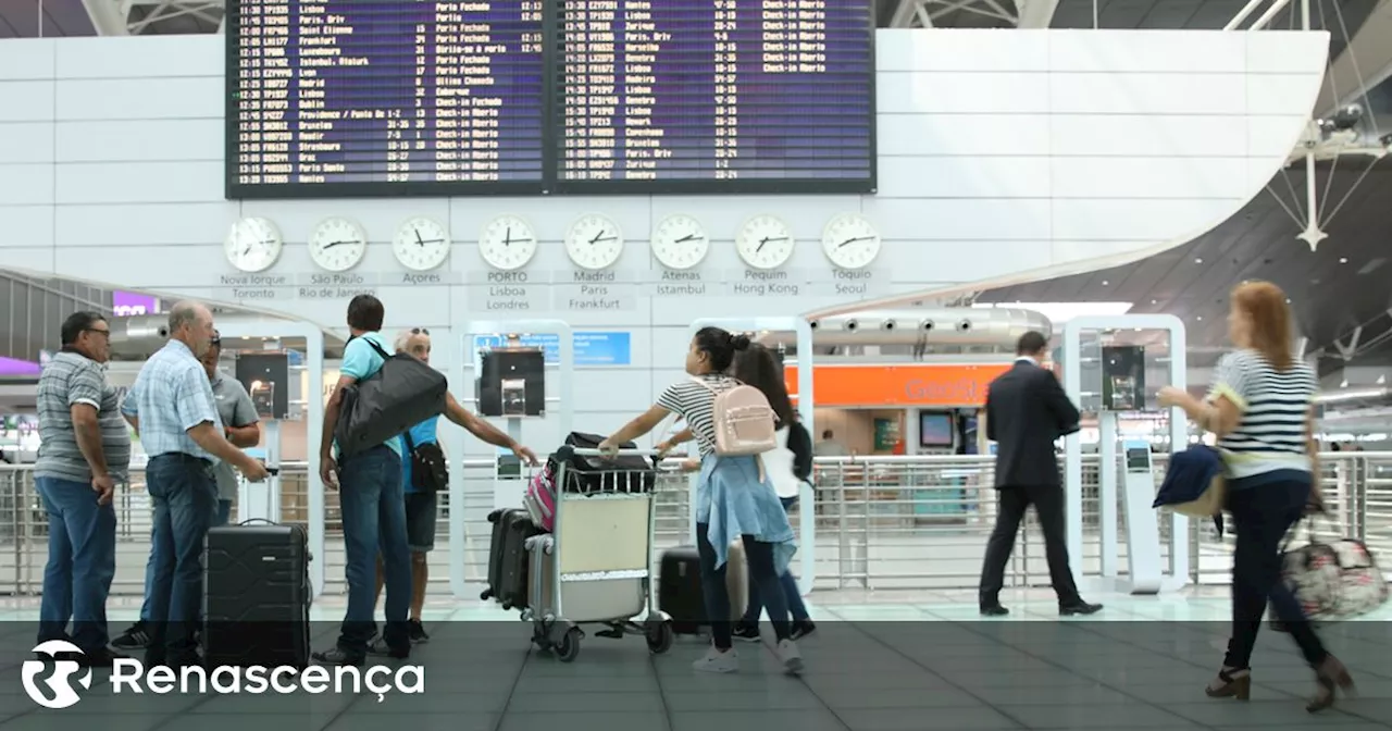 Passageiros nos aeroportos nacionais aumentam 4,4% até setembro