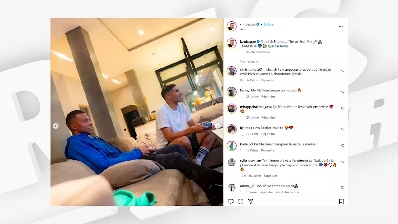 La photo de Mbappé avec une chicha 'énerve' des supporteurs madrilènes, selon la presse espagnole