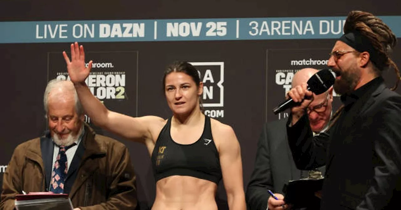 Katie Taylor moved to tears as she pays tribute to mum ahead of fight