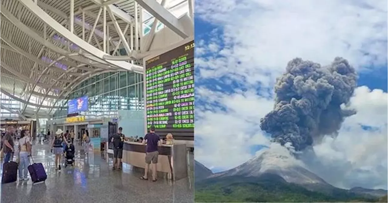 Volcanic Eruption At Mount Lewotobi Forces Mass Flight Cancellations In Bali