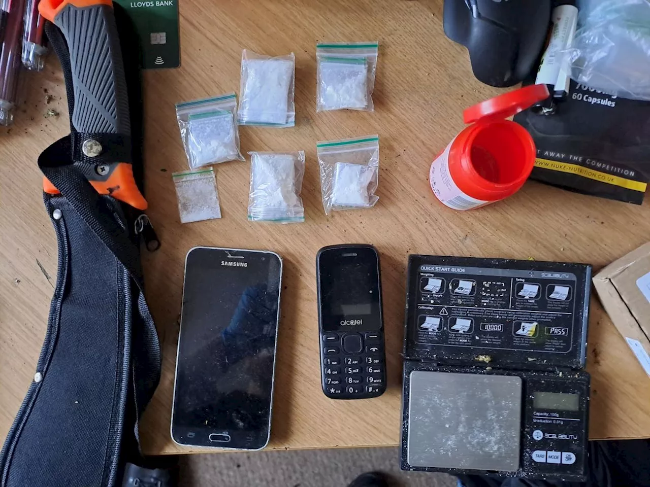 Arrests made after drugs and weapon seized in Telford