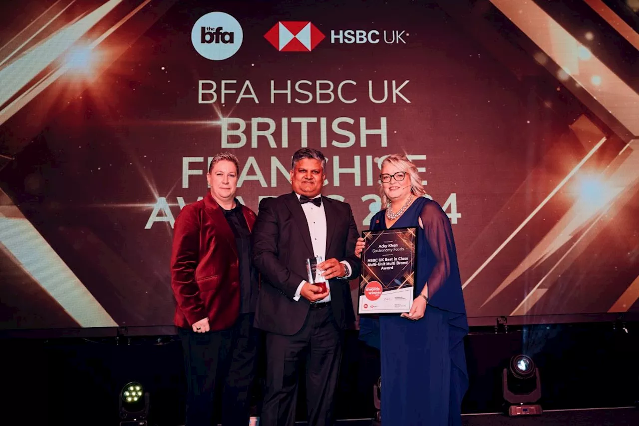 Shrewsbury employer wins top award at BFA HSBC UK British Franchise Awards