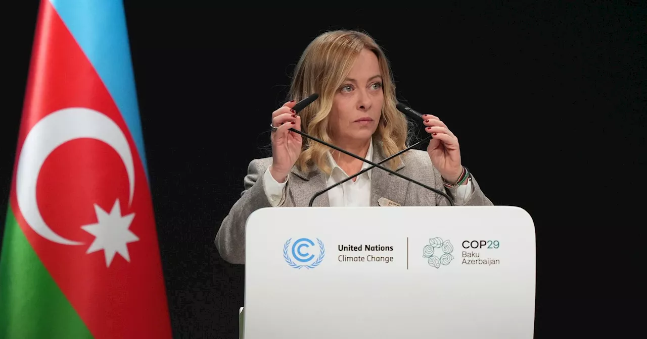 COP29: Meloni aposta no nuclear como alternativa aos combustíveis fósseis