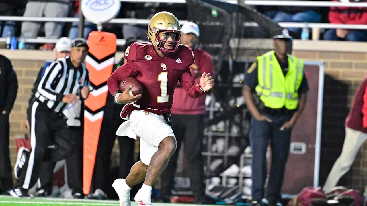 Boston College QB Thomas Castellanos Not Expected to Travel to SMU