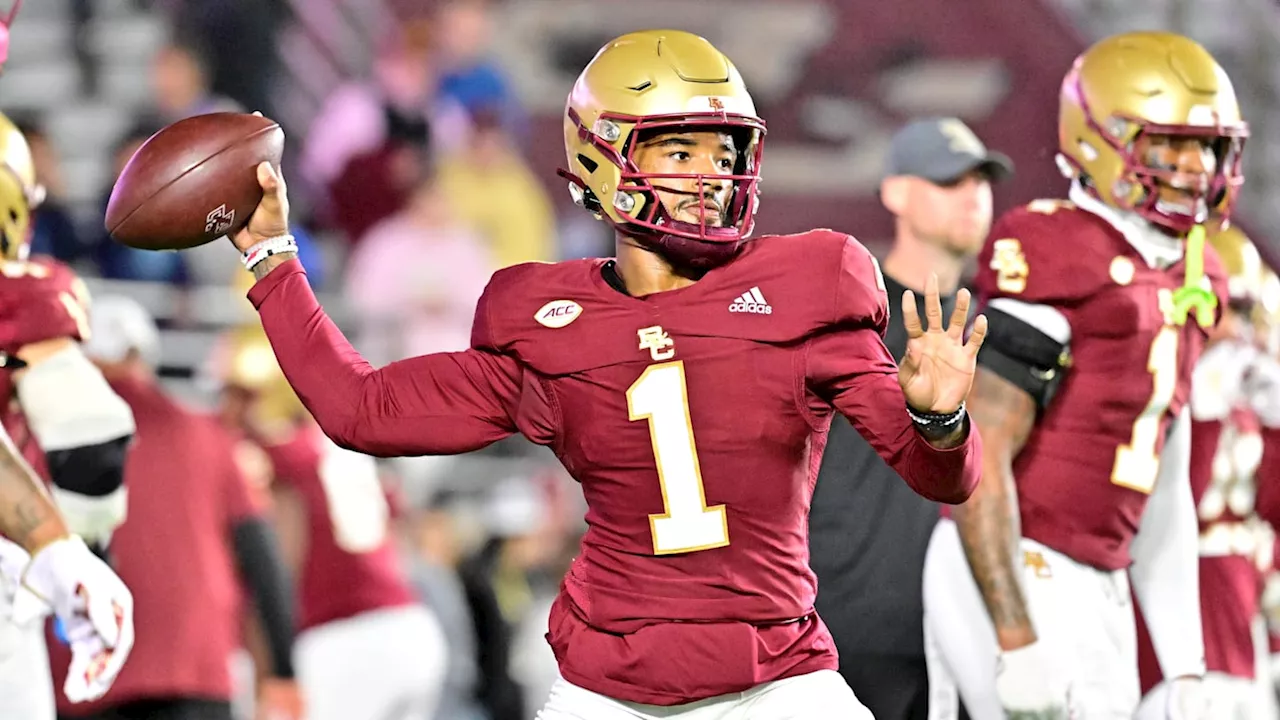 Report: Boston College QB Thomas Castellanos Plans to Enter Transfer Portal