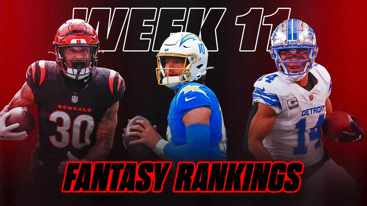 Week 11 Fantasy Football Rankings For Every Position In PPR Leagues