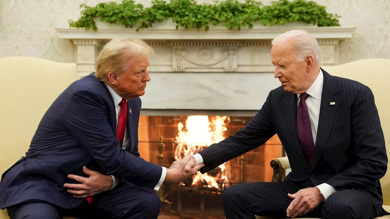 Trump latest: Trump tells Biden 'politics is tough' - after joking he might run again in 2028