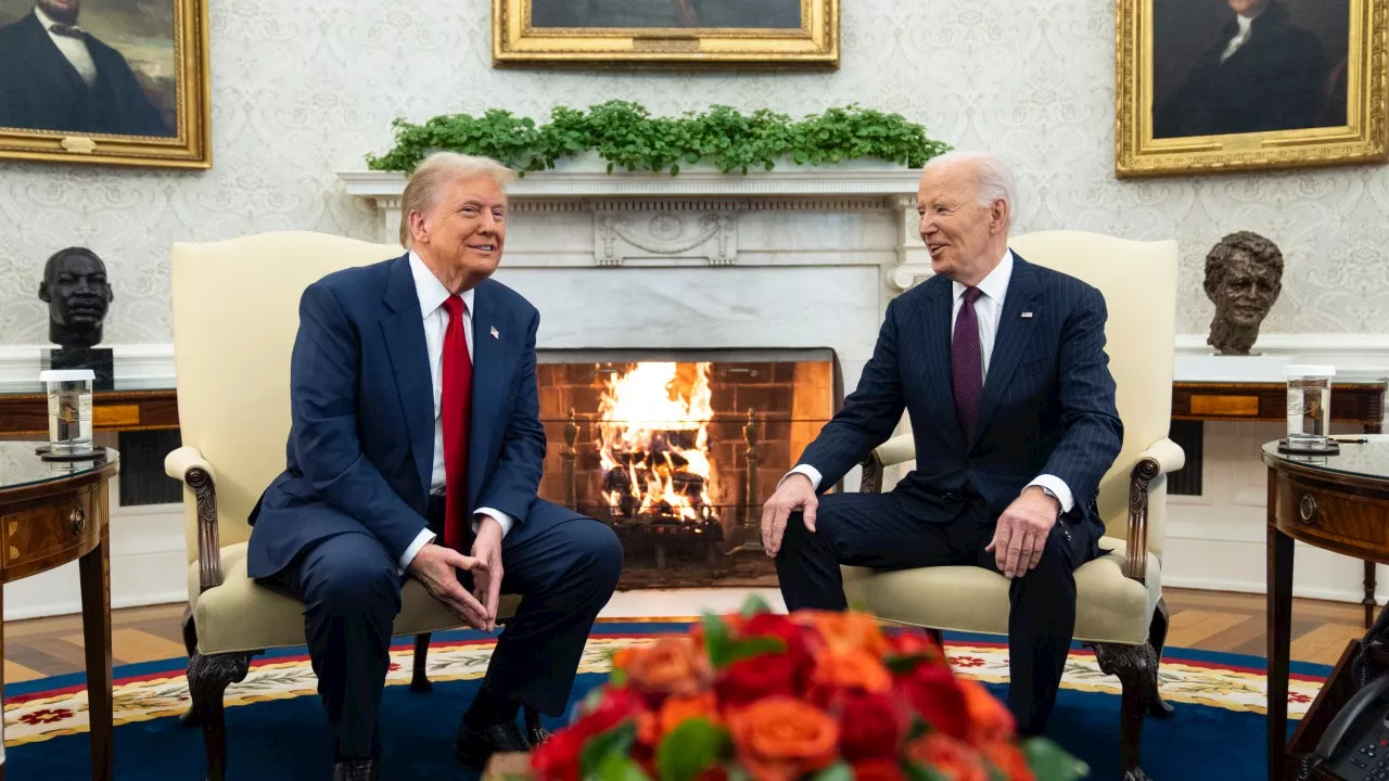 Trump and Biden agree to ‘smooth transition’ in White House meeting