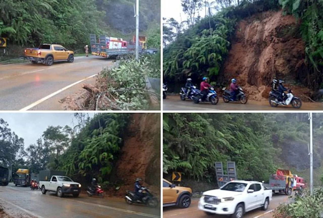 Cameron Highlands road affected by landslide now reopened to vehicles