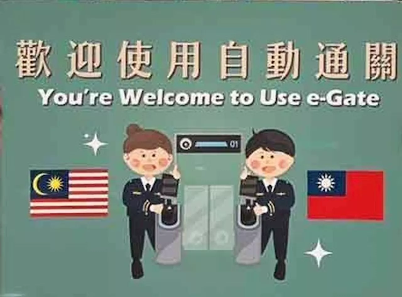 Malaysians can now use Taiwan’s e-Gate for immigration clearance