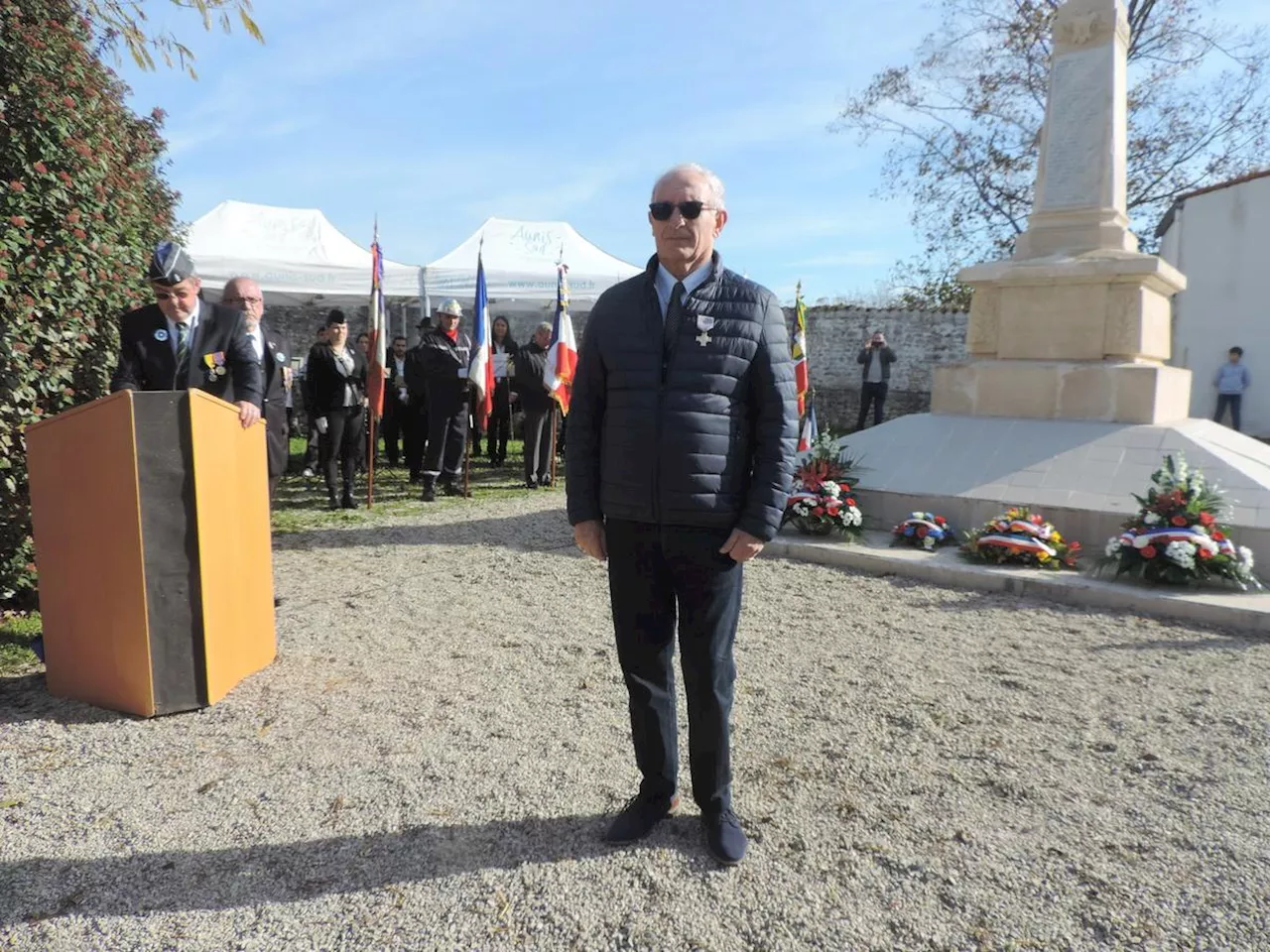 Saint-Mard : un médaillé lors de la cérémonie cantonale du 11-Novembre