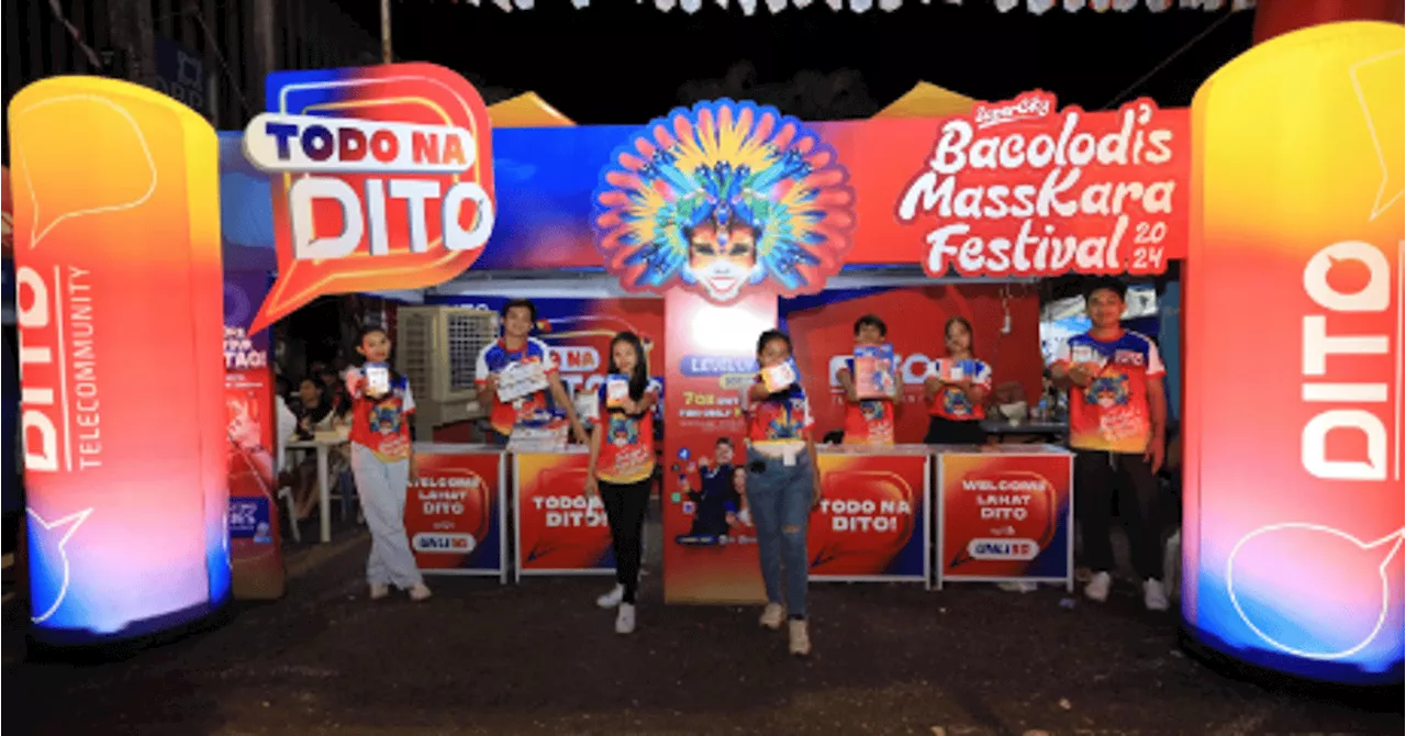 DITO Telecommunity Brings Smiles and Connectivity to the 45th MassKara Festival