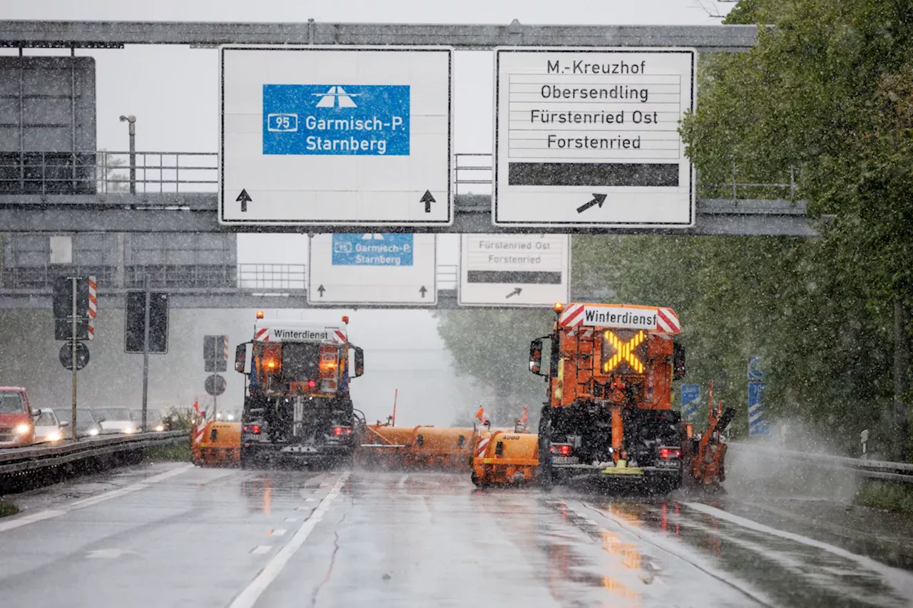 Winter hält kurzes Intermezzo in Teilen Bayerns