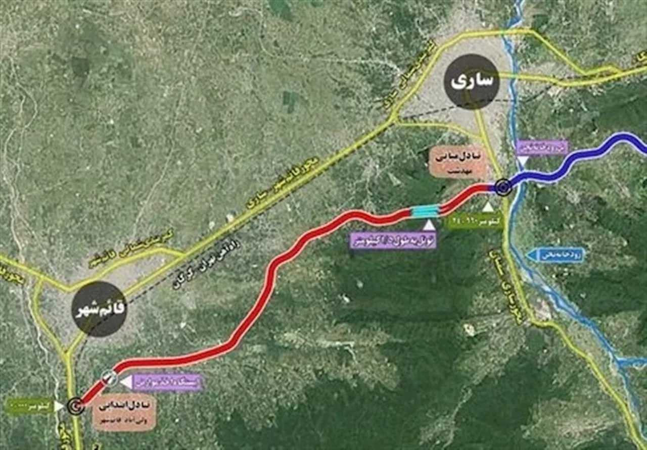 ازسرگیری مجدد پروژه ۱۲ ساله آزادراه قائمشهر ـ ساری‌ + فیلم