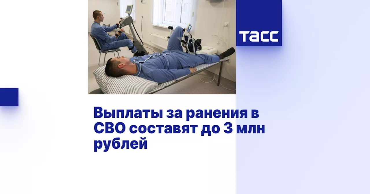 Выплаты за ранения в СВО составят до 3 млн рублей