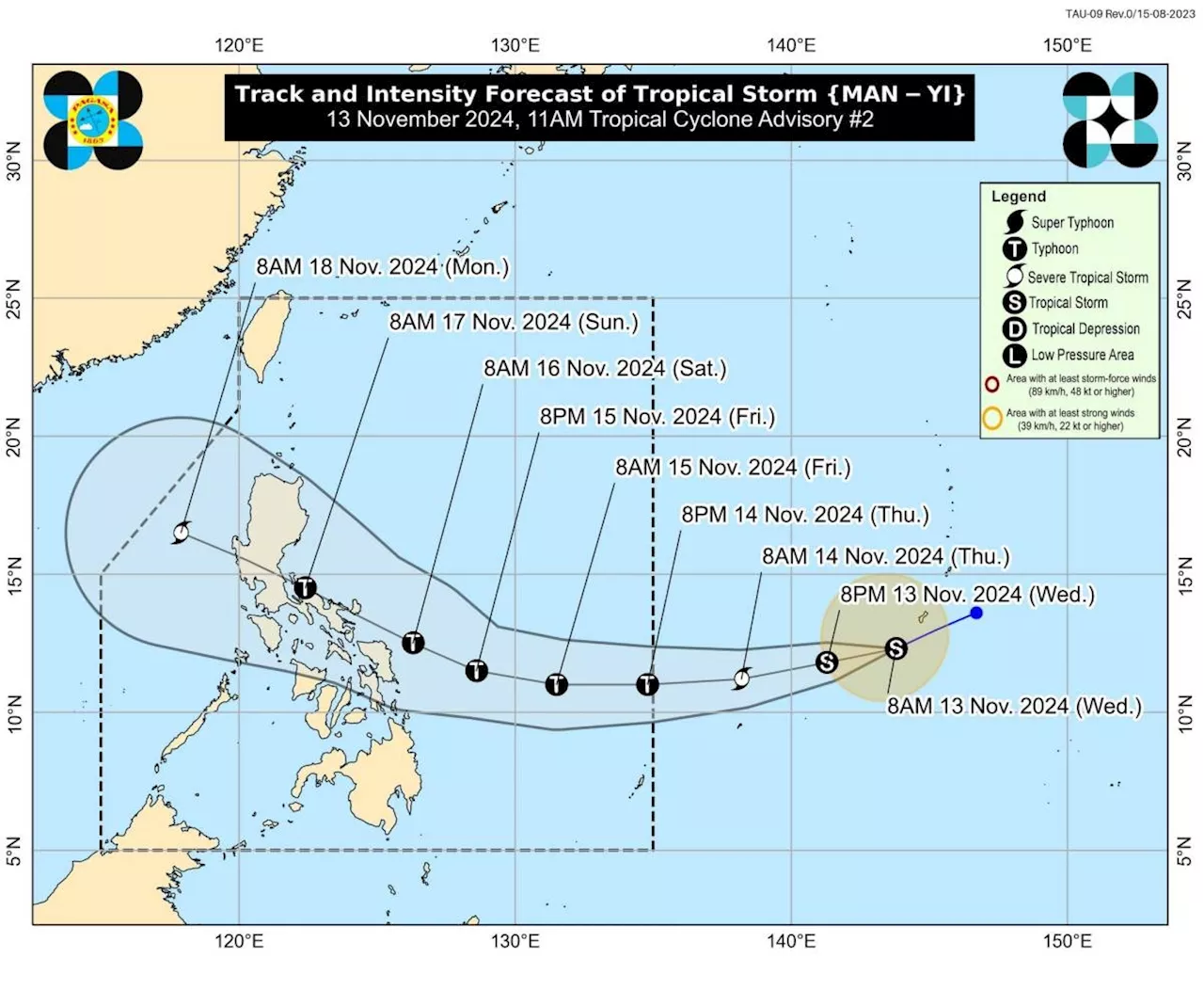 Tropical storm forecast to enter PH as 'Ofel' whips NLuzon — Pagasa