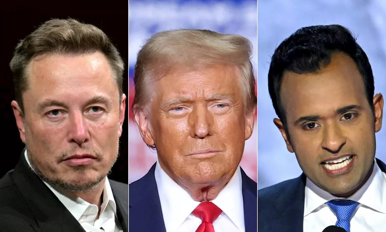 Trump says Musk, Ramaswamy will form outside group to advise White House on government efficiency