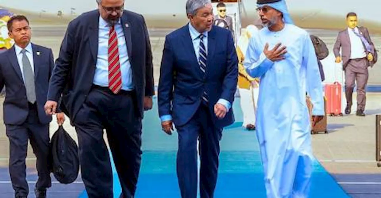 Ahmad Zahid arrives in UAE for seven-day official visit