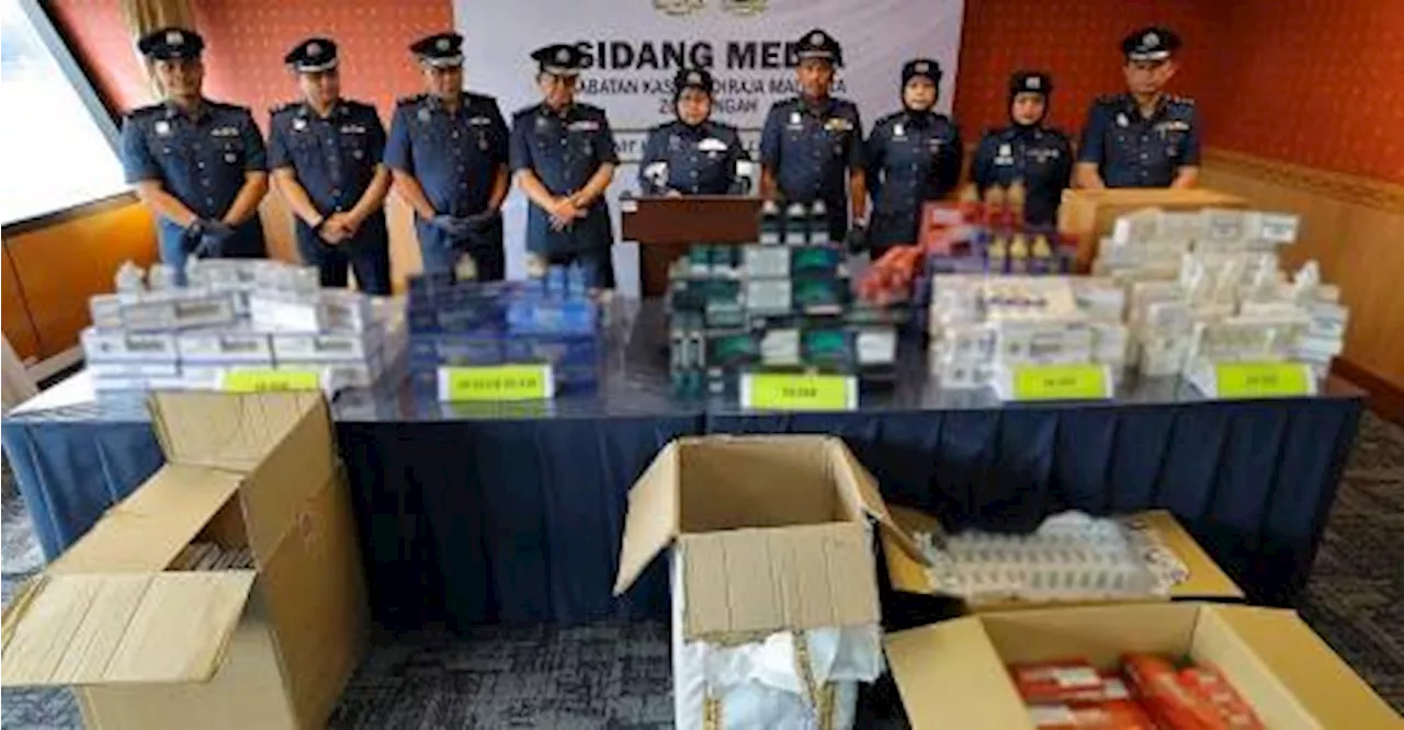 Customs seize contraband cigarettes worth RM4.5m at KLIA, Port Klang