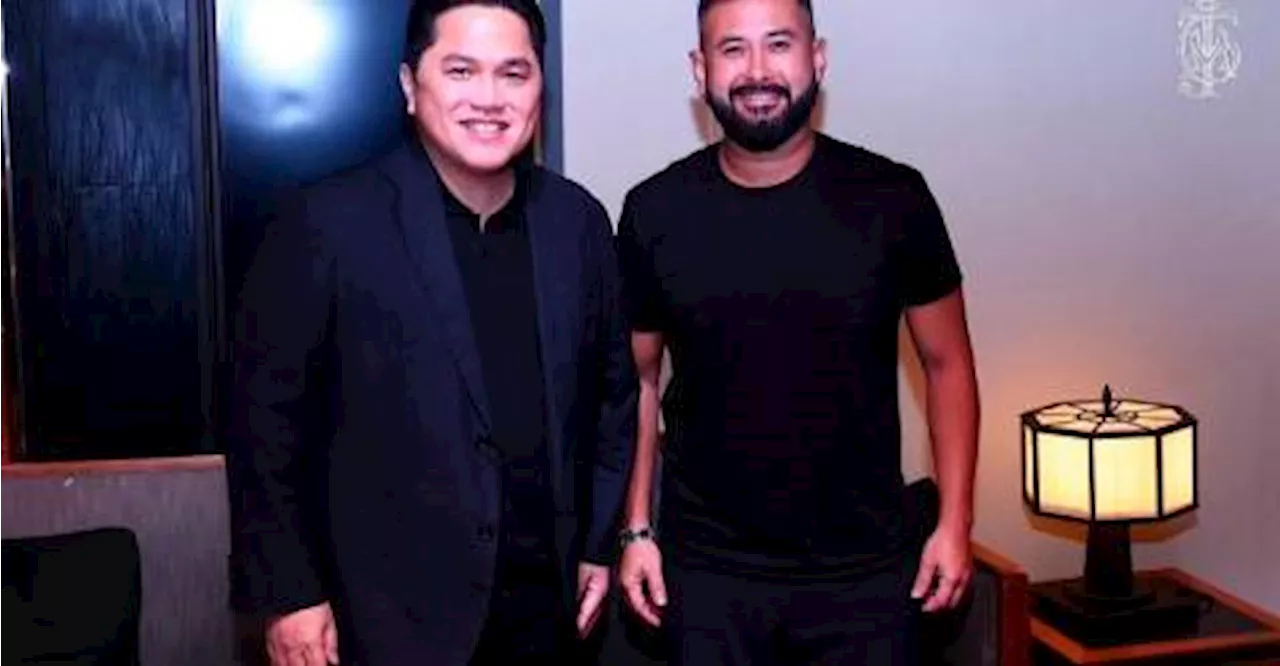 Tunku Mahkota Ismail praises Erick Thohir for elevating Indonesian national football team